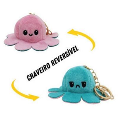 Chaveiro Mini Polvo de Pelucia
