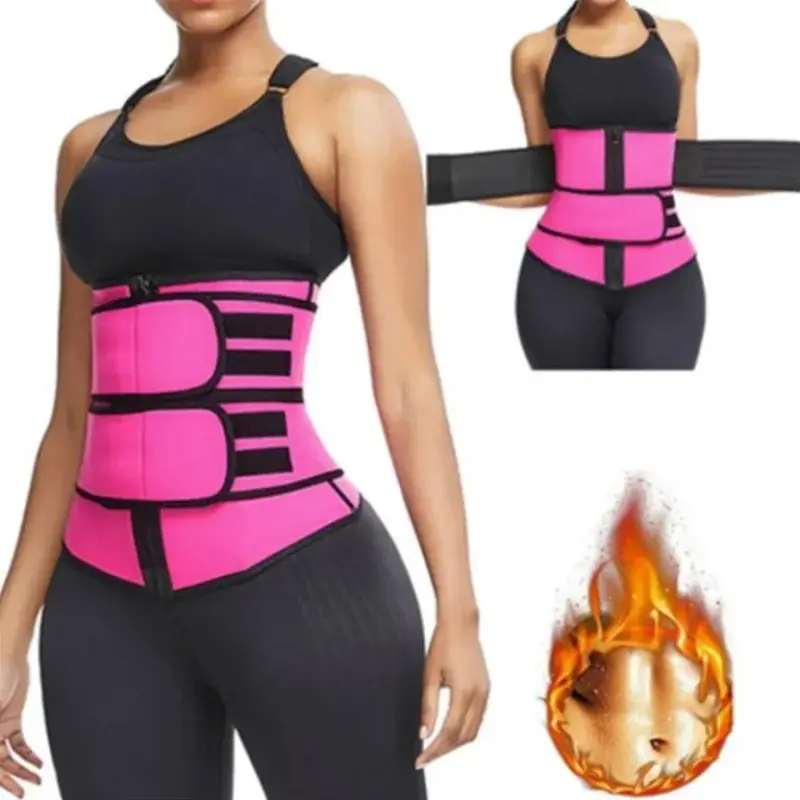 Cinta Abdominal Feminina Modeladora Emagrecedora Zíper Queima Gordura