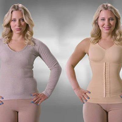Cinta Modeladora Redutora Ajustável Colete SlimComfy
