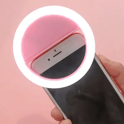 Clipe Anel Luz Pra Selfie Ring Light Flash Celular Universal