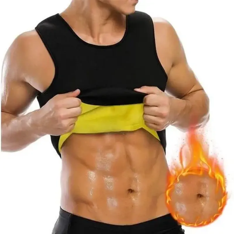 Colete de Neoprene Masculino para Emagrecimento Queima de Gordura Modeladora de Corpo