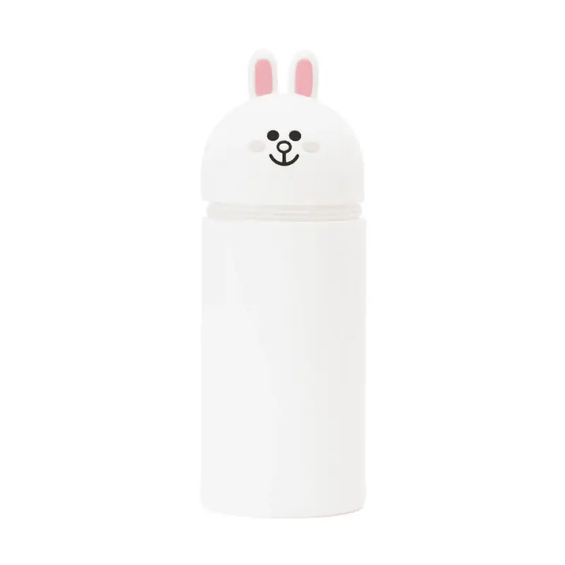 Estojo Para Lápis e Caneta de Silicone Line Friends Cony