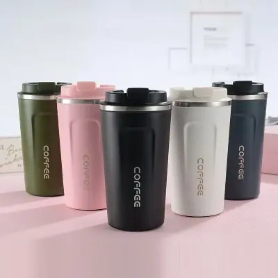 Copo Térmico Coffe Inox com Tampa para Café e Chá 510ml Anti-vazamento