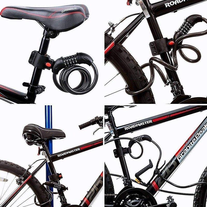 Corrente Cadeado Com Senha De Segurança Trava Bicicleta