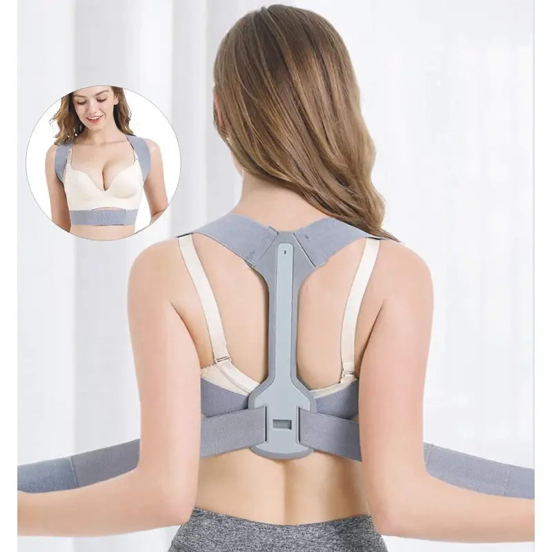 Corretor de Postura Feminino Com Design Ergonômico Suporte para Clavícula