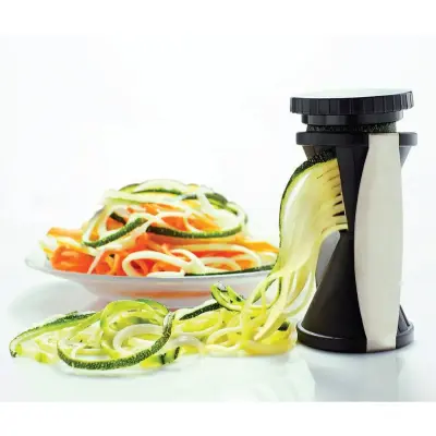 Cortador Fatiador de Legumes Espiral Vegetais Descascador Prático