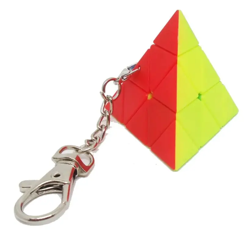 Cubo Mágico Chaveiro Pirâmide Fidget Lembrancinha