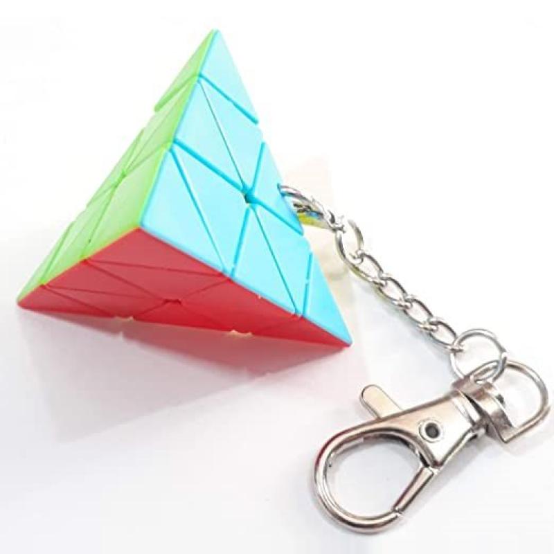 Cubo Mágico Chaveiro Pirâmide Fidget Lembrancinha
