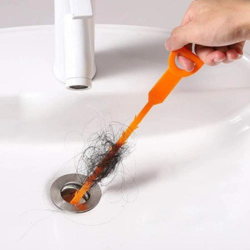 Desentupidor Coletor de Cabelos Pia Ralos Lavabos Hair Cleaner