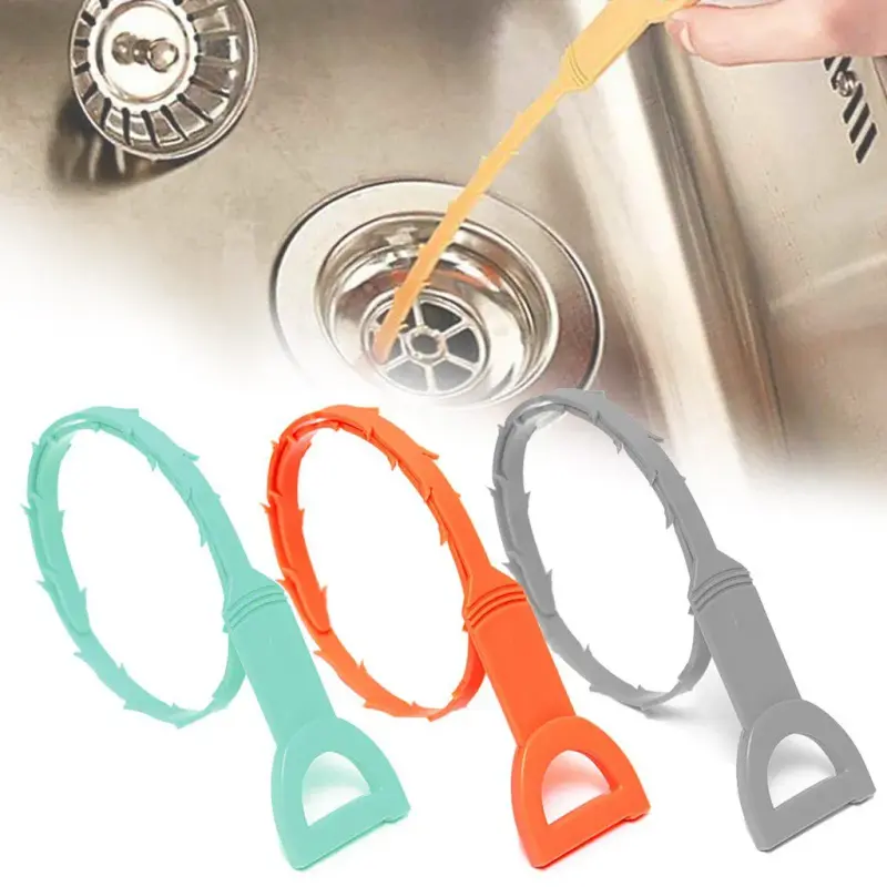 Desentupidor Coletor de Cabelos Pia Ralos Lavabos Hair Cleaner