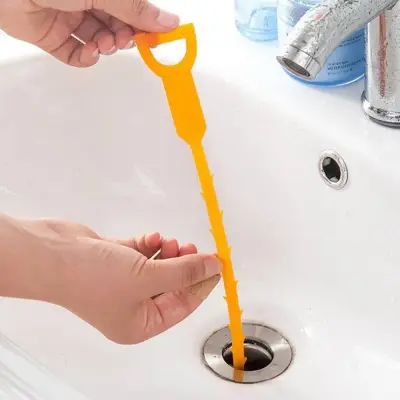 Desentupidor Coletor de Cabelos Pia Ralos Lavabos Hair Cleaner