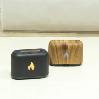 Difusor Umidificador Aromatizador Simulador de Chamas Lareira LED