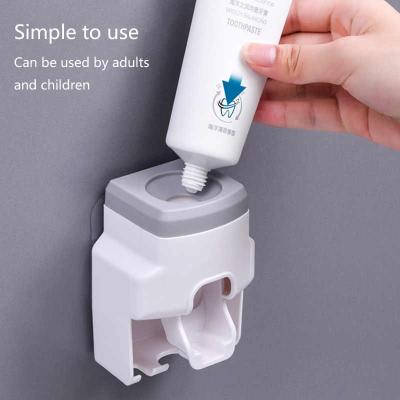 Dispenser para Pasta de Dente com Suporte para Escova Dental