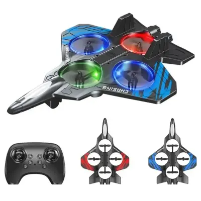 Drone Avião Controle Remoto Infantil com Luz LED