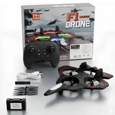 Drone Avião Controle Remoto Infantil com Luz LED