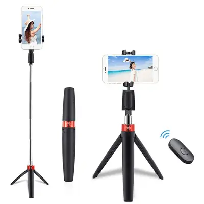 Tripé Celular Bastão Selfie Com Rotação Bluetooth Modelo Y11