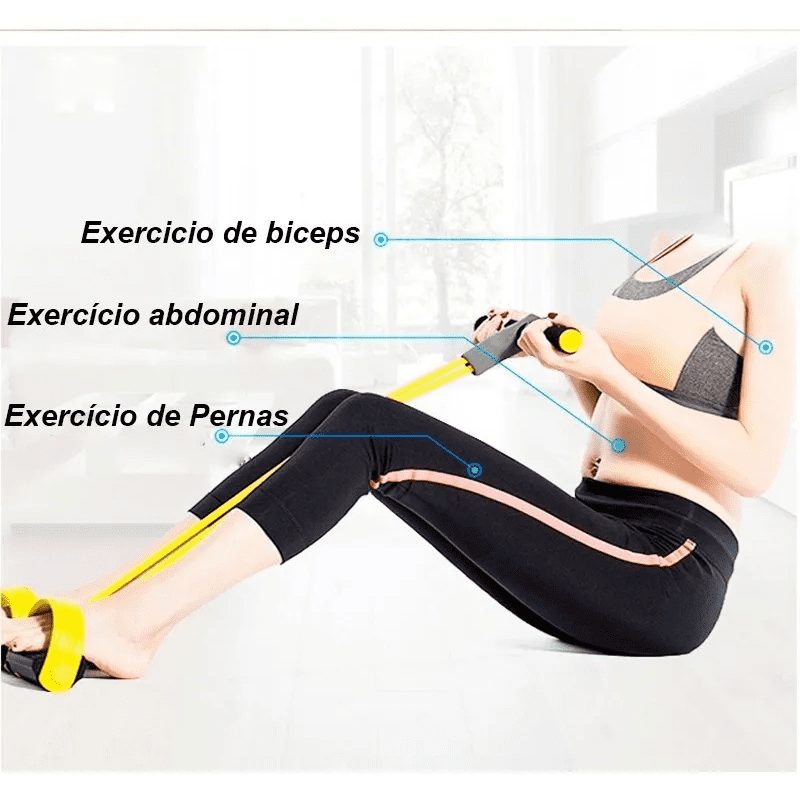 Elástico Tensão Exercícios Ombro Biceps Triceps Peito Pernas