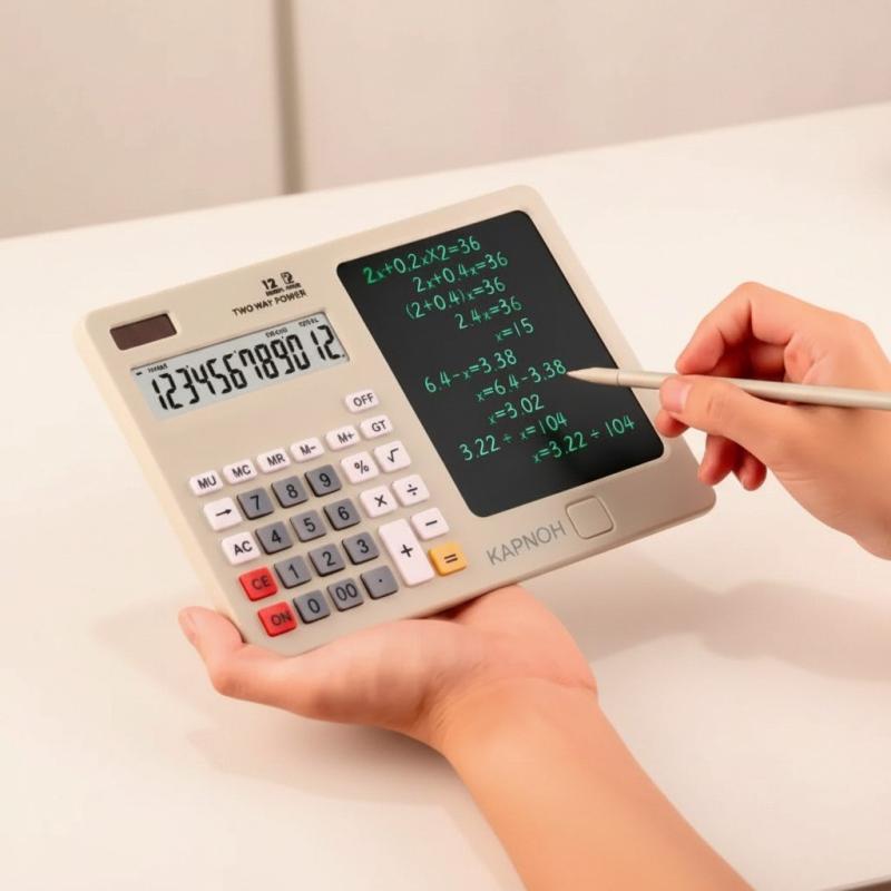 Calculadora Científica 12 Dígitos com Tablet de Escrita Digital