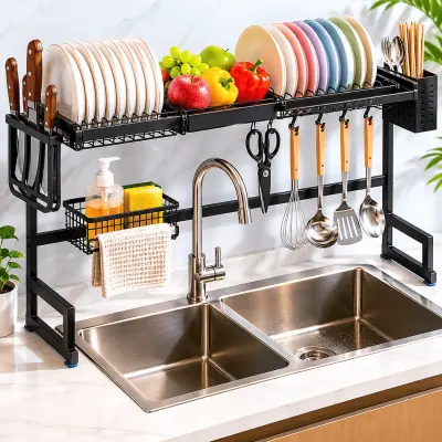 Escorredor de Louça Suspenso para Cozinha 85cm