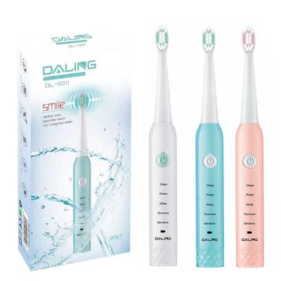 Escova de Dente Elétrica USB Limpeza Bucal 5 Níveis