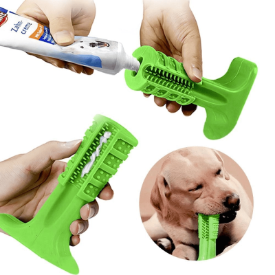 Escova de Dente Para Cachorro – Mordedor e Massageador – Médio