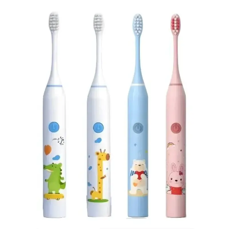 Escova Elétrica Infantil Dental Macia Recarregável USB