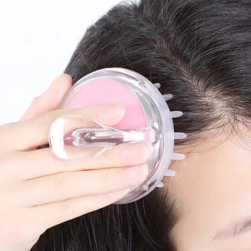 Escova Massageadora Capilar Silicone P/ Banho