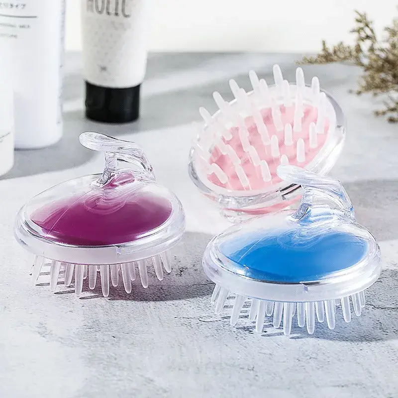 Escova Massageadora Capilar Silicone P/ Banho