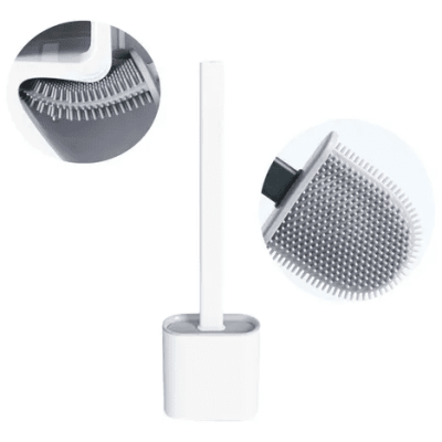 Escova Sanitária para Vaso Silicone Flexível Moderna