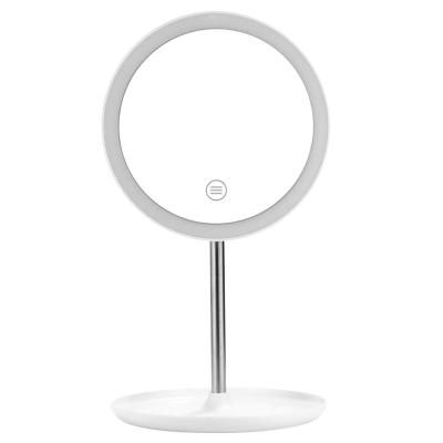 Espelho Maquiagem com Led Touch de Mesa Makeup Mirror Branco