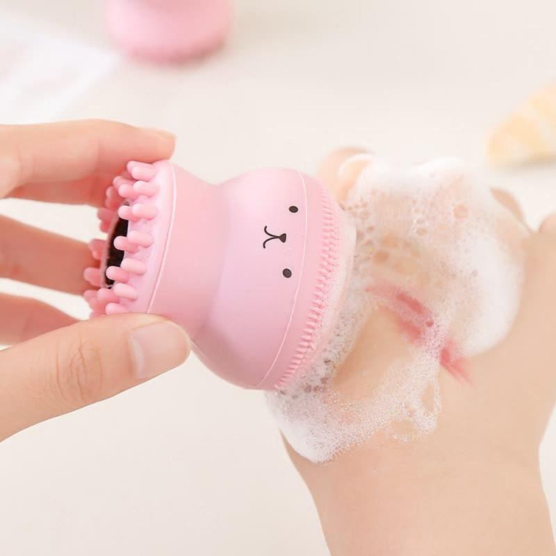 Esponja De Limpeza Facial Polvo Esfoliante Massegeador Rosto