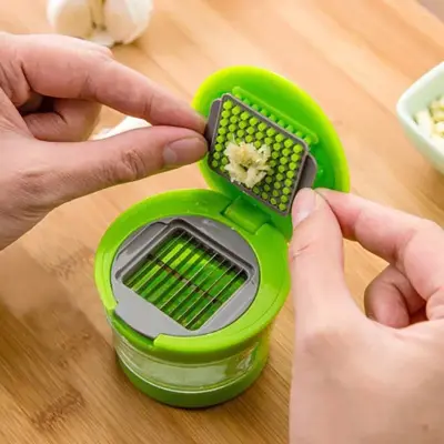 Espremedor De Alho Processador Mini Dicer Inox