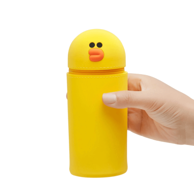 Estojo Para Lápis e Caneta de Silicone Line Friends Sally