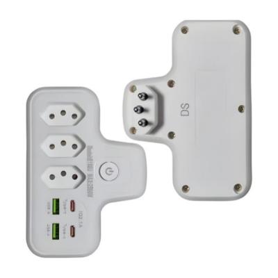 Extensão Tomada Régua de Energia com Portas USB e USB-C