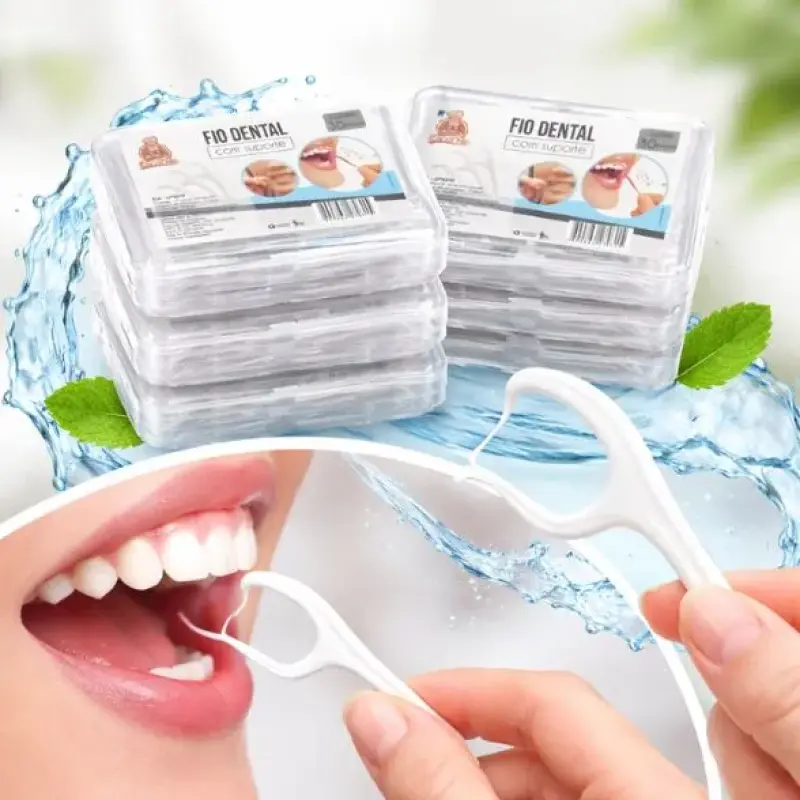 Fio Dental com Haste Ergonômica para Uso Diário
