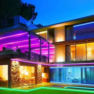 Fita Led 5050 RGB Colorida 5 metros Prova D’água com Controle e Fonte