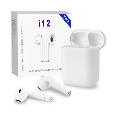 Fone Bluetooth I12 V5.0 Tws Touch – True Wireless Stereo