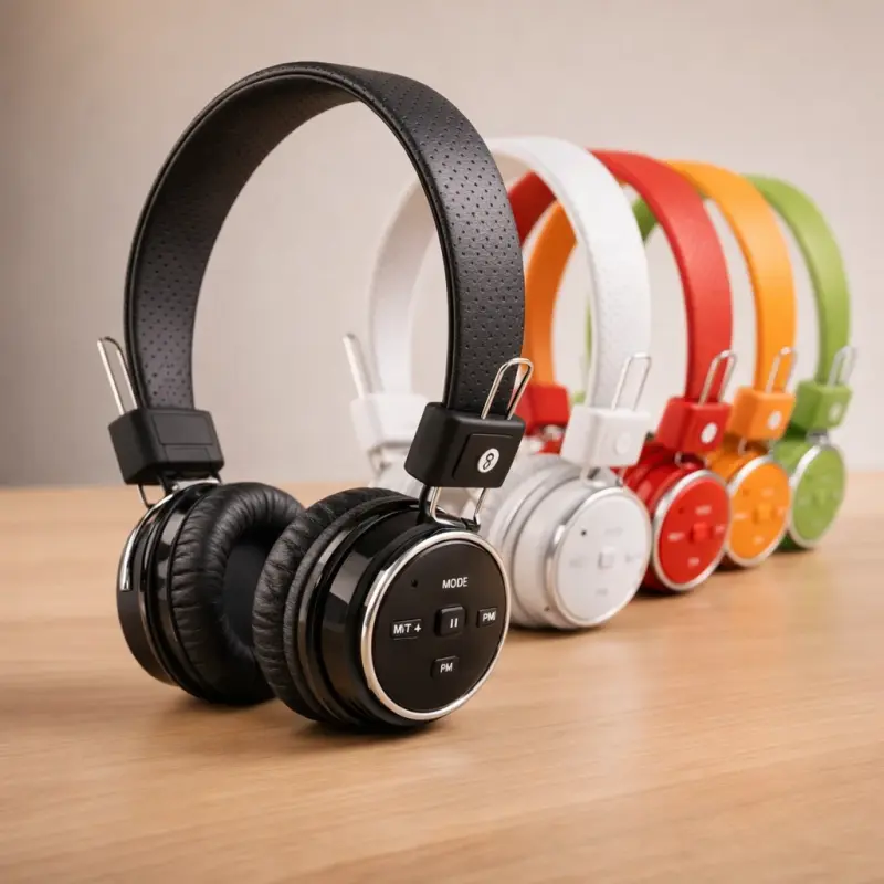 Fone de Ouvido Bluetooth Sem Fio Headset B-05 com Micro SD e Rádio FM