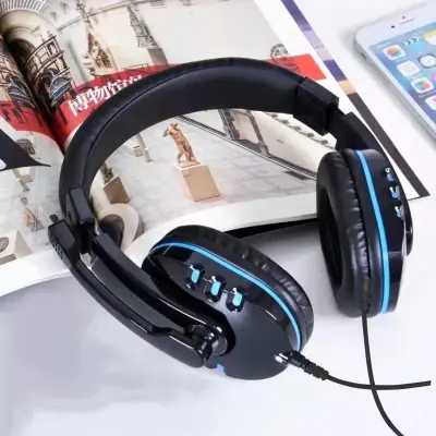 Fone De Ouvido Com Fio Gamer Headset PC