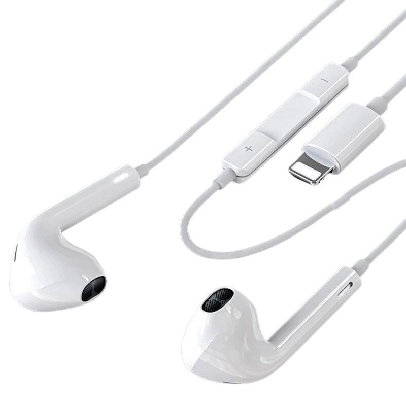 Fone De Ouvido Com Microfone Entrada Lightning Para Iphone