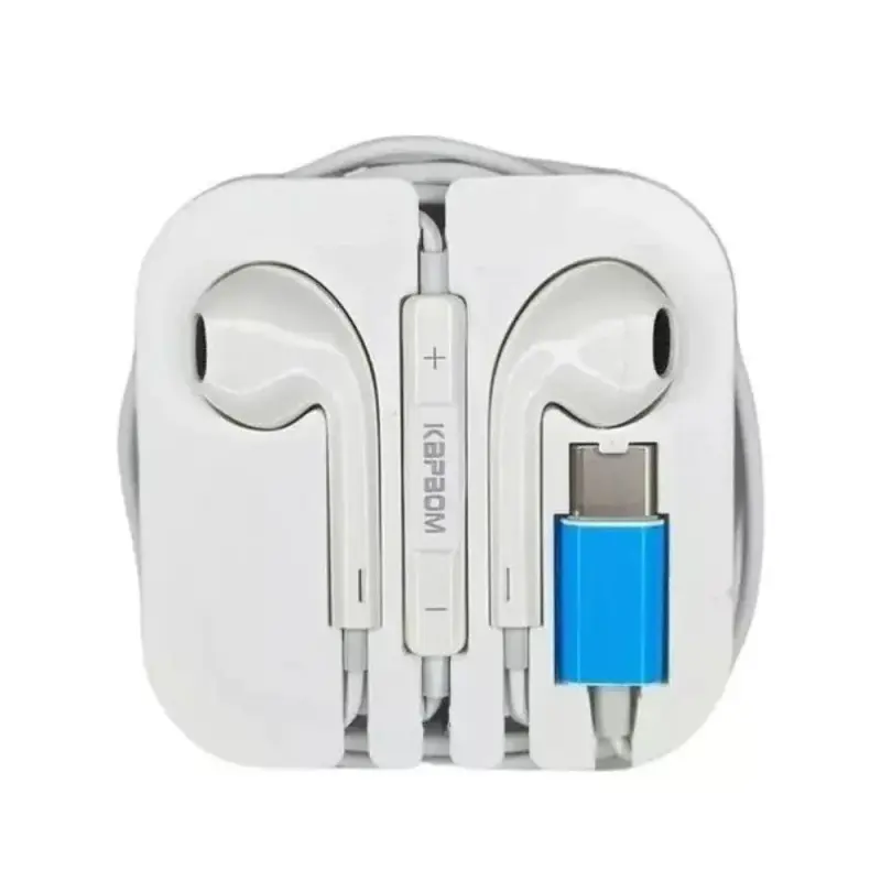 Fone de Ouvido com Microfone Type-C Branco