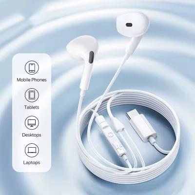Fone de Ouvido com Microfone Type-C Branco