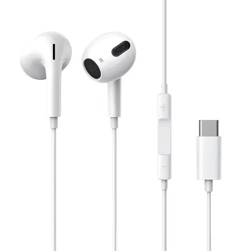 Fone de Ouvido com Microfone Type-C Branco