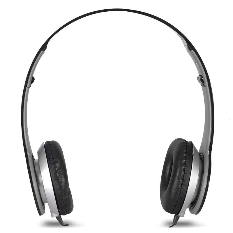 Fone De Ouvido Headphone Estéreo Com Fio P2 Portátil Dobrável para Celular Pc Notebook Tablet