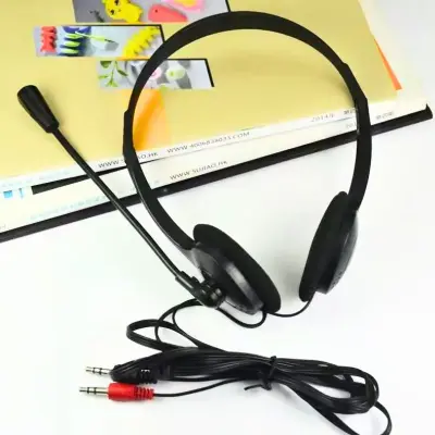 Fone De Ouvido Headset P2 Com Microfone Multimídia PC