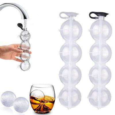Forma de Gelo 4 Bola Esferas Grande Bar Whisky Bebida