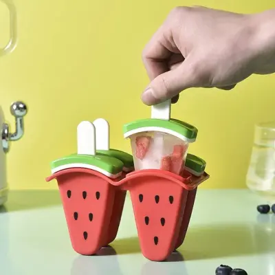 Forma Molde Para Sorvete Picolé Caseiro Divertivo Frutas
