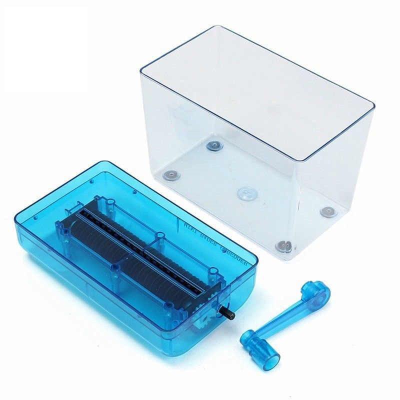Fragmentadora Triturador Picador de Papel Manual com Manivela e Cesto