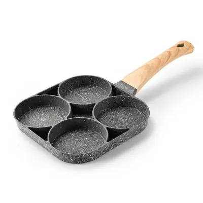 Frigideira 4 Furos Ovos Panela Antiaderente