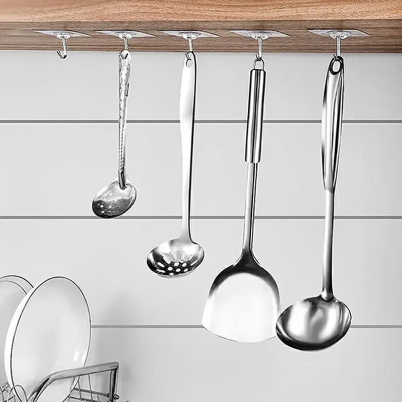 Gancho Adesivo Suporte Inox Parede Sem Furos